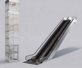 Modern Escalator-ID:604078059