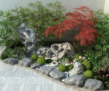 New Chinese Style Plant Landscaping-ID:944504025