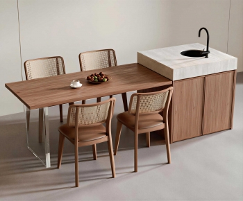 Modern Dining Table And Chairs-ID:993740634