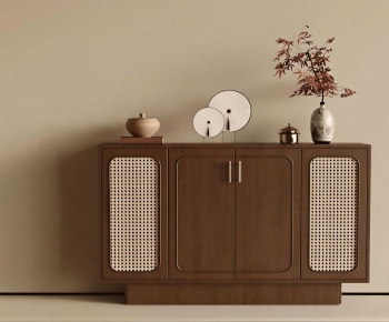 Wabi-sabi Style Side Cabinet-ID:446610598