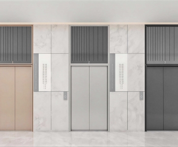 Modern Office Elevator Hall-ID:851886036