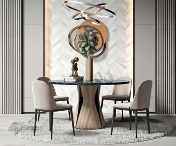 Modern Dining Table And Chairs-ID:837349893