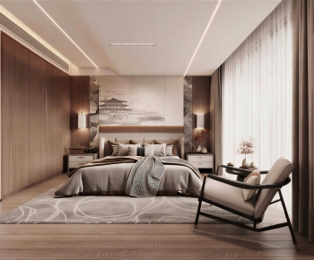 New Chinese Style Bedroom-ID:230802068