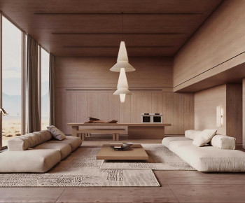 Wabi-sabi Style A Living Room-ID:382746932