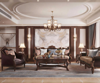 European Style A Living Room-ID:889492998