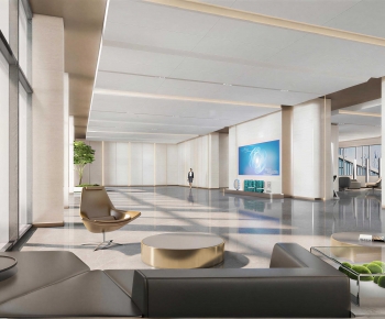 Modern Office Reception Desk-ID:624329091