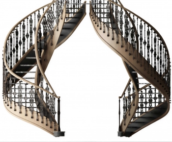 European Style Rotating Staircase-ID:580563072