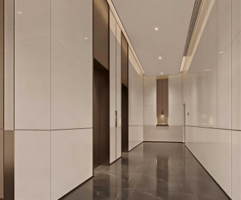 Modern Corridor/elevator Hall-ID:268440231