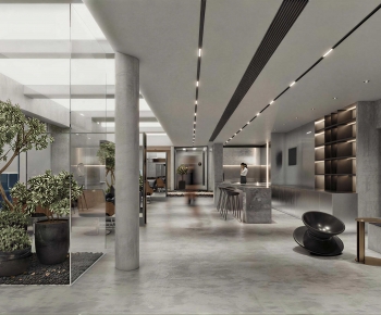 Industrial Style Office Tea Room-ID:891170532
