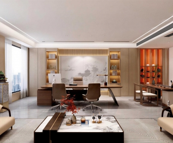 New Chinese Style Manager's Office-ID:767807968