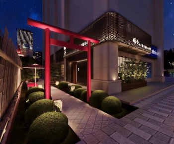 Modern Facade Element-ID:998384955