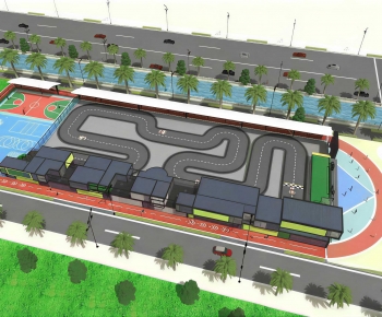 Modern Architectural Bird's-eye View Planning-ID:230456113