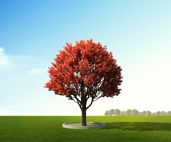 Modern Tree/shrub/grass-ID:715754034