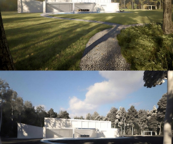 Modern Courtyard/landscape-ID:653848891