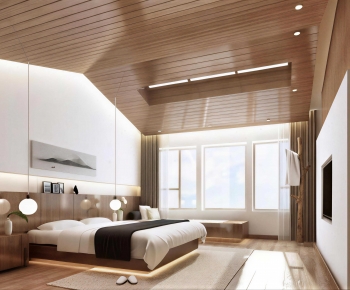 Japanese Style Bedroom-ID:611958034