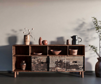 Wabi-sabi Style Side Cabinet-ID:193075901