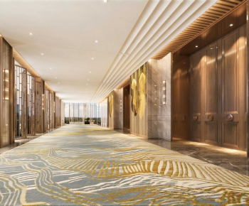New Chinese Style Corridor-ID:496299037