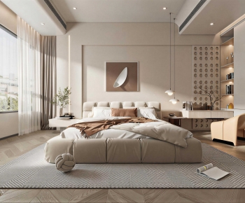 Wabi-sabi Style Bedroom-ID:755773076