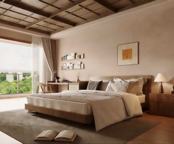 Wabi-sabi Style Bedroom-ID:122097024