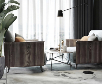 Modern Single Sofa-ID:657770642