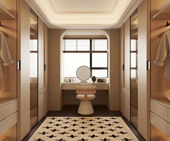 French Style Clothes Storage Area-ID:508837947