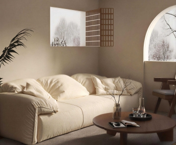 Modern A Living Room-ID:698287015