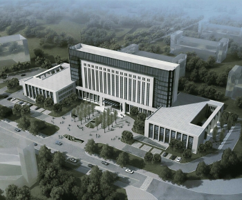 Modern Architectural Bird's-eye View Planning-ID:768692024