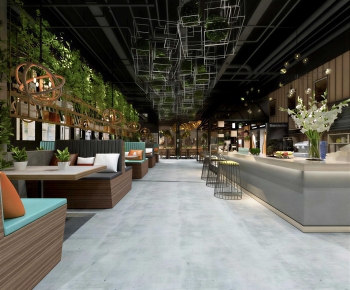Industrial Style Dining Room-ID:519645931