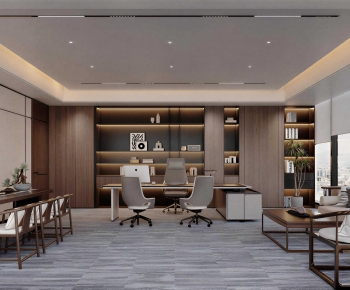 New Chinese Style Manager's Office-ID:933895112