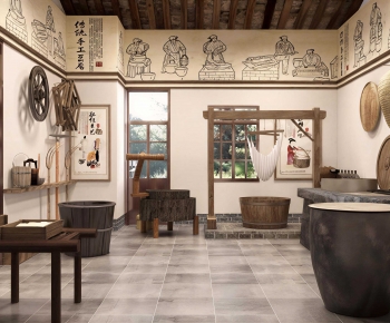 New Chinese Style Exhibition Hall-ID:969018944
