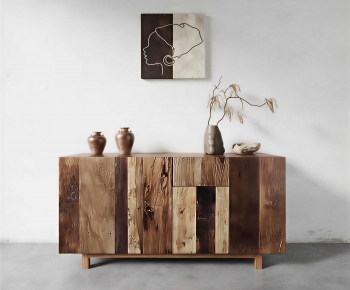 Wabi-sabi Style Side Cabinet-ID:629765997