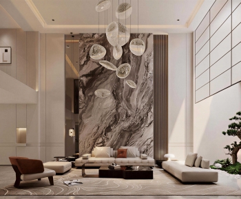 Modern A Living Room-ID:748526104