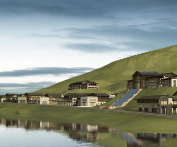 New Chinese Style Appearance Of Commercial Building-ID:935379033