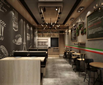 Industrial Style Restaurant-ID:413697963
