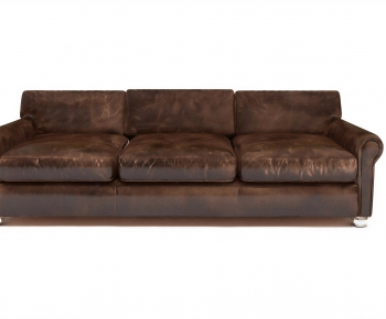 European Style Three-seat Sofa-ID:614499096