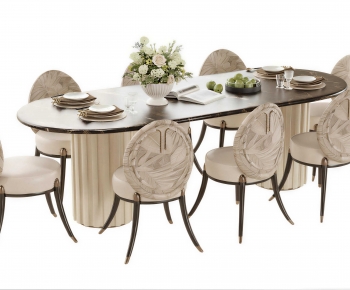 Modern Dining Table And Chairs-ID:655683047