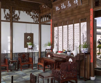 New Chinese Style Lobby Hall-ID:899210035
