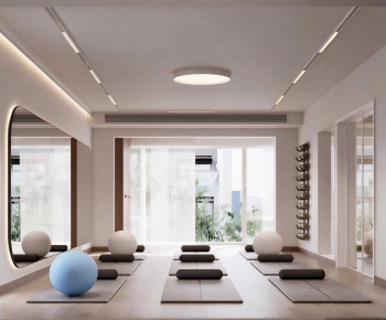 Wabi-sabi Style Yoga Room-ID:235404975