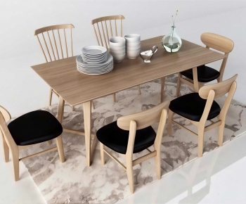 Modern Dining Table And Chairs-ID:273220063