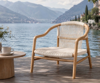 Wabi-sabi Style Lounge Chair-ID:598531016