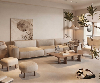 Japanese Style A Living Room-ID:508724933