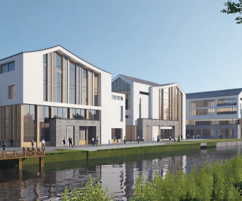 Modern Building Appearance-ID:945174936