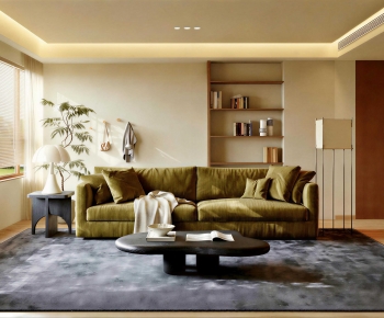 Modern A Living Room-ID:670567045
