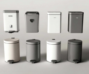 Modern Trash Can-ID:391072033