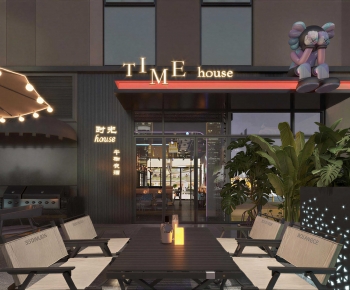 Industrial Style Restaurant-ID:697851261