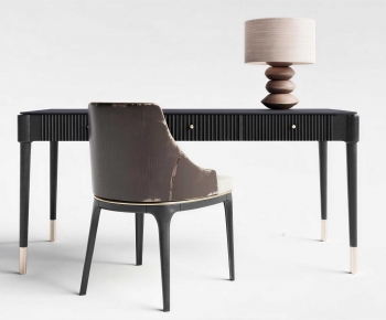 Modern Computer Desk And Chair-ID:676220891