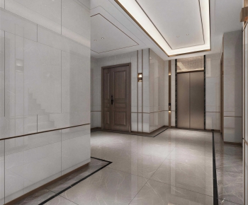 Modern Corridor/elevator Hall-ID:810152055