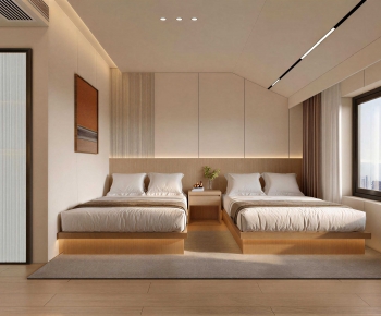 Japanese Style Bedroom-ID:435132039