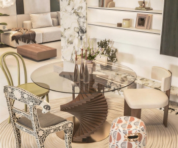 Modern Dining Table And Chairs-ID:193085914