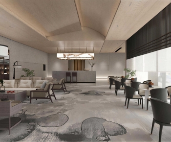 New Chinese Style Real Estate Sales Office-ID:352890516